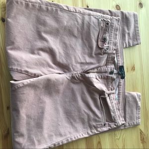 Dusty pink jeans